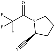 2-Pyrrolidinecarbonitrile, 1-(trifluoroacetyl)-, (S)- (9CI) Struktur