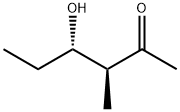 2-Hexanone, 4-hydroxy-3-methyl-, [S-(R*,R*)]- (9CI) Struktur