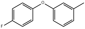 M-(4-FLUOROPHENOXY)TOLUENE Struktur