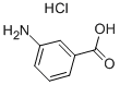 3-AMINOBENZOIC ACID HYDROCHLORIDE price.