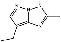 1H-Pyrazolo[1,5-b][1,2,4]triazole,  7-ethyl-2-methyl-  (9CI) Struktur