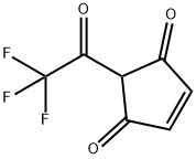 4-Cyclopentene-1,3-dione, 2-(trifluoroacetyl)- (9CI) Struktur