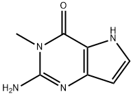 2-AMino-3-Methyl-3H-pyrrolo[3,2-d]pyriMidin-4(5H)-one Struktur