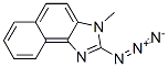 2-AZIDO-3-METHYLNAPHTHO(1,2-D)IMIDAZOLE Struktur