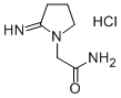 1-Carbamidomethyl-2-iminopyrrolidine chlorhydrate Struktur