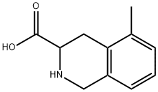 DL-5-METHYL-1,2,3,4-TETRAHYDROISOQUINOLINE-3-CARBOXYLIC ACID Struktur