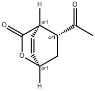 2-Oxabicyclo[2.2.2]oct-5-en-3-one, 8-acetyl-, (1alpha,4alpha,8R*)- (9CI) Struktur