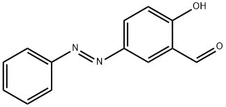 2-HYDROXY-5-PHENYLAZOBENZALDEHYDE Struktur