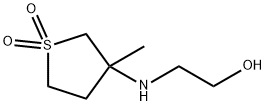 2-(3-METHYL-1,1-DIOXO-TETRAHYDRO-1-THIOPHEN-3-YLAMINO)-ETHANOL Struktur