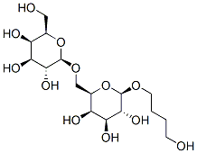 .beta.-D-Galactopyranoside, 4-hydroxybutyl 6-O-.beta.-D-galactopyranosyl- Struktur