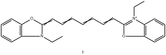 3,3'-DIETHYL-2,2'-OXATHIACARBOCYANINE IODIDE Struktur