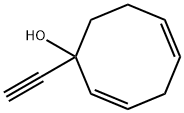 2,5-Cyclooctadien-1-ol, 1-ethynyl- (9CI) Struktur