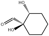 Cyclohexanecarboxaldehyde, 1,2-dihydroxy-, (1R-cis)- (9CI) Struktur