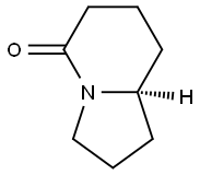 (8aS)-hexahydro-5(1H)-Indolizinone Struktur