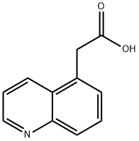 2-(QUINOLIN-5-YL)ACETIC ACID Struktur