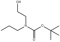 (2-HYDROXY-ETHYL)-PROPYL-CARBAMIC ACID TERT-BUTYL ESTER Struktur