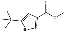 methyl 3-tert-butyl-1H-pyrazole-5-carboxylate Struktur