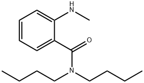 N,N-Dibutyl-o-(methylamino)benzamide Struktur