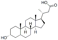 24-norlithocholic acid Struktur