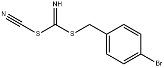 (4-BROMOPHENYL) METHYL CYANOCARBONIMIDODITHIOATE Struktur