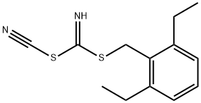 (2,6-DIETHYLPHENYL) METHYL CYANOCARBONIMIDODITHIOATE Struktur