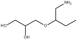 1,2-Propanediol,  3-[1-(aminomethyl)propoxy]- Struktur