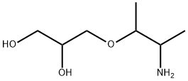 1,2-Propanediol,  3-(2-amino-1-methylpropoxy)- Struktur