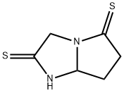 1H-Pyrrolo[1,2-a]imidazole-2,5(3H,6H)-dithione,  dihydro- Struktur