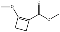 1-Cyclobutene-1-carboxylicacid,2-methoxy-,methylester(9CI) Struktur