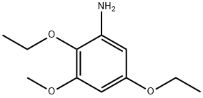 Benzenamine, 2,5-diethoxy-3-methoxy- (9CI) Struktur