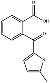 5-METHYL-2-THIENYLCARBONYL BENZOIC ACID Struktur