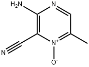 Pyrazinecarbonitrile, 3-amino-6-methyl-, 1-oxide (9CI) Struktur