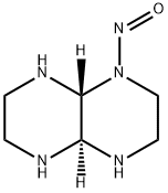 Pyrazino[2,3-b]pyrazine, decahydro-1-nitroso-, trans- (9CI) Struktur