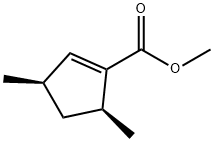 1-Cyclopentene-1-carboxylicacid,3,5-dimethyl-,methylester,(3R-cis)-(9CI) Struktur