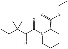 (S)-ethyl 1-(3,3-diMethyl-2-oxopentanoyl)piperidine-2-carboxylate Structure