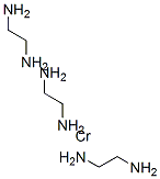 chromium triethylenediamine Struktur