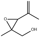 Oxiranemethanol,  2-methyl-3-(1-methylethenyl)-  (9CI) Struktur