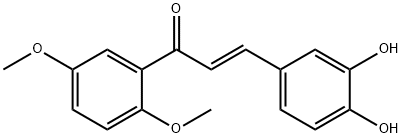 2',5'-dimethoxy-3,4-dihydroxychalcone Struktur