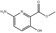 2-Pyridinecarboxylicacid,6-amino-3-hydroxy-,methylester(9CI) Struktur