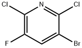 3-Bromo-2,6-dichloro-5-fluoropyridine Struktur