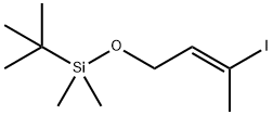 O-tert-ButyldiMethylsilyl-3-iodo-(2E)-buten-1-ol Struktur