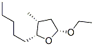 Furan, 5-ethoxytetrahydro-3-methyl-2-pentyl-, (2alpha,3ba,5ba)- (9CI) Struktur