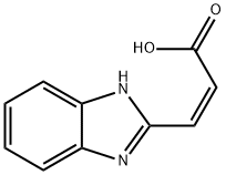 2-Propenoicacid,3-(1H-benzimidazol-2-yl)-,(Z)-(9CI) Struktur