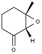 7-Oxabicyclo[4.1.0]heptan-2-one,6-methyl-,(1S,6S)-(9CI) Struktur