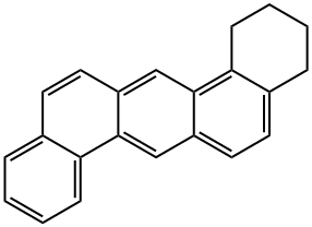 1,2,3,4-Tetrahydrodibenz[a,h]anthracene Struktur