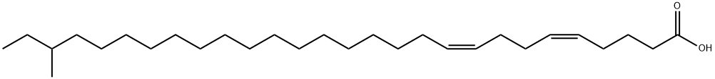 26-methyl-5,9-octacosadienoic acid Struktur