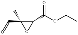 Oxiranecarboxylic acid, 3-formyl-3-methyl-, ethyl ester, (2R,3R)- (9CI) Struktur