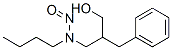 N-NITROSO-N-(2-BENZYL-3-HYDROXYPROPYL)BUTYLAMINE Struktur