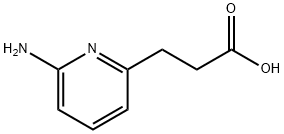 2-Amino-6-(2-carboxyethyl)pyridine Struktur