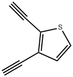 Thiophene, 2,3-diethynyl- (9CI) Struktur